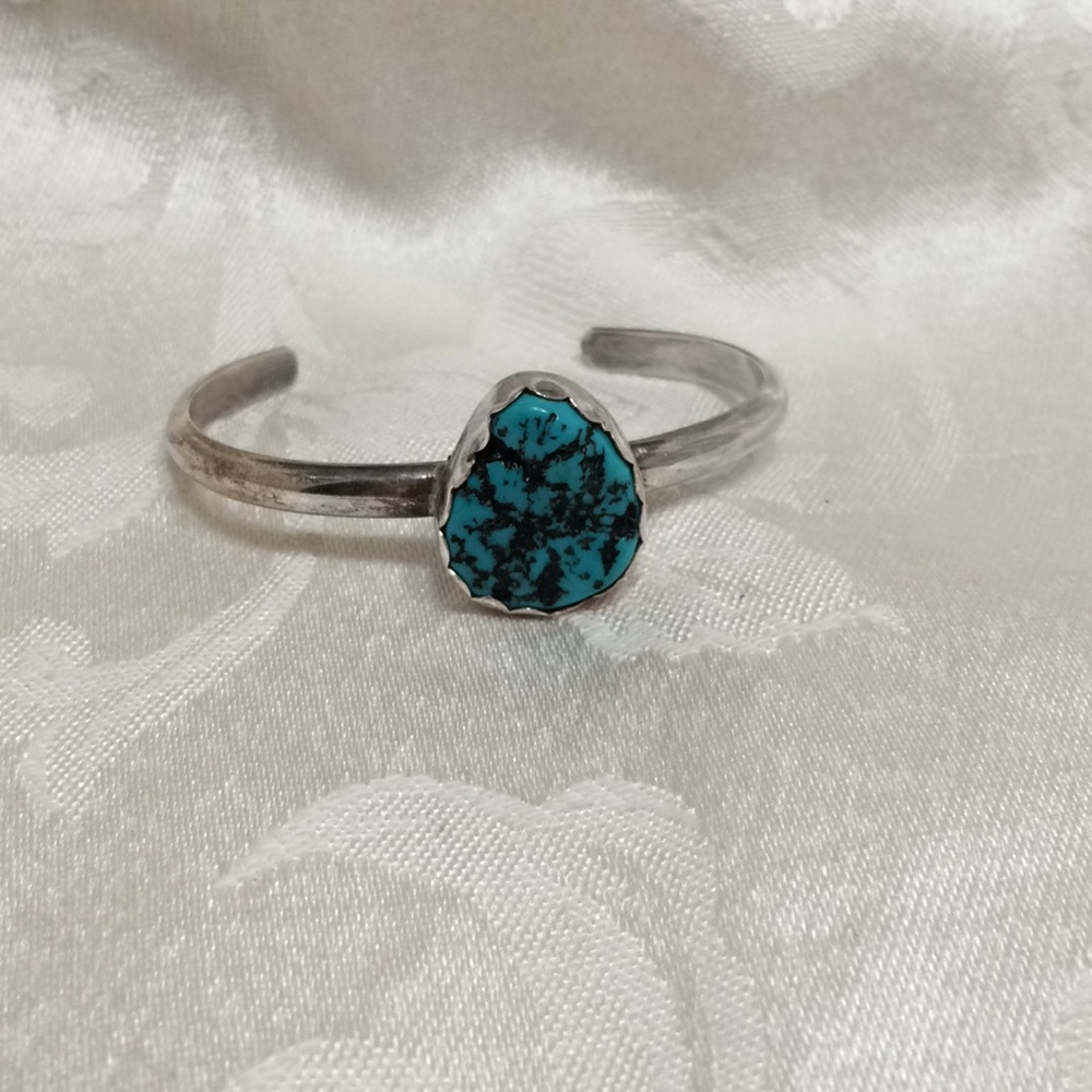 Sterling Turquoise Cuff